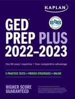 GED Test Prep Plus 2022-2023: 2 Practice Tests + Proven Strategies + Online 1506277357 Book Cover