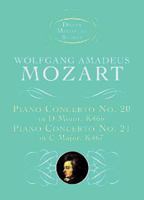 Piano Concerto No. 20, K466, and Piano Concerto No. 21, K467 (Dover Miniature Scores) 048640868X Book Cover