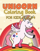 Unicorn Coloring Book for Kids Ages 2-4: Cute Angel Unicorns Rainbow 169551873X Book Cover