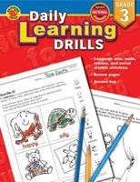 Daily Learning Drills, Grade 3 1483800865 Book Cover