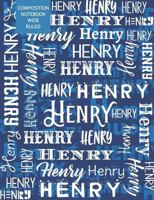 Henry Composition Notebook Wide Ruled 1797879103 Book Cover