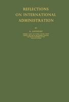 Reflections on International Administration: 0837176182 Book Cover