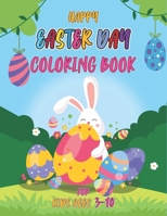 Happy easter day coloring book for kids ages 3-10: Happy Easter Day Coloring Book For Children And Preschoolers. B09TF21M9X Book Cover