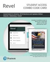 Revel for Government in America: People, Politics, and Policy, 2018 Elections and Updates Edition -- Combo Access Card 0135582075 Book Cover