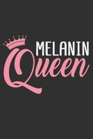 Melanin Queen: Melanin and educated, boujee gifts for women, black women journal, gifts for black women 6x9 Journal Gift Notebook with 125 Lined Pages 1700652990 Book Cover