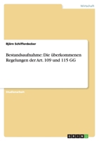 Bestandsaufnahme: Die überkommenen Regelungen der Art. 109 und 115 GG 3640159845 Book Cover
