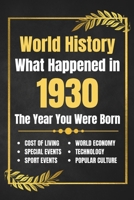 World History What Happened in 1930: The Year You Were Born - Major Events, Sports Highlights, Technological Advances, Cost of Living Changes and More B0F26S6SRN Book Cover