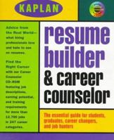 Kaplan Resume Builder with Career CD-ROM 0684836920 Book Cover