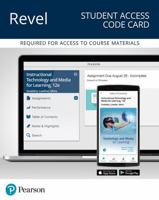 Revel for Instructional Technology and Media for Learning -- Access Card 0134298292 Book Cover