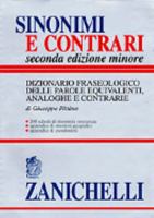 Sinonimi E Contrari Edizione Minore 8808009173 Book Cover
