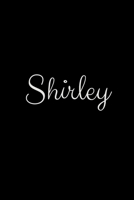 Shirley: notebook with the name on the cover, elegant, discreet, official notebook for notes 1657896617 Book Cover