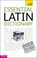 Essential Latin Dictionary: Latin-English/English-Latin 0071747400 Book Cover