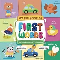 My Big Book of First Words: A Bilingual Collection of 200+ Vocabulary in English & Vietnamese (Learn Vietnamese) B0F61TFQFJ Book Cover