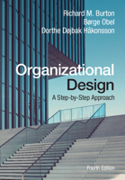 Organizational Design: A Step-by-Step Approach 0521180236 Book Cover