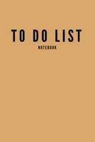 To- Do- List Notebook: The perfect notebook to keep track of your daily, weekly or monthly tasks. Size 6 x 9 inches. 1711043125 Book Cover