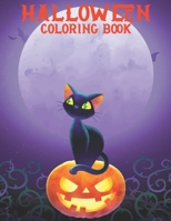 Halloween Coloring Book: Halloween coloring books for kids ages 3-4-5-6-7-8-9-10. Halloween gifts for Son, Daughter. Kids Halloween craft. Halloween crafts for kids. (Halloween gifts for children). B08HT864XR Book Cover