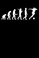 Fu�ballspieler Notizbuch: A5 Liniert 108 Seiten - Fu�ball Evolution Notizheft - Geschenk f�r Fu�ballspieler & Fu�baller 1703970608 Book Cover