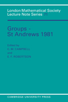 Groups - St Andrews 1981 0521289742 Book Cover