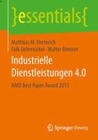 Industrielle Dienstleistungen 4.0: Hmd Best Paper Award 2015 3658139102 Book Cover
