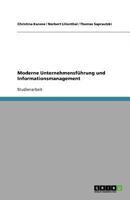Moderne Unternehmensf�hrung und Informationsmanagement 3640588002 Book Cover