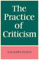 The Practice of Criticism 0521095409 Book Cover
