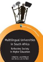 Multilingual Universities in South Africa: Reflecting Society in Higher Education 1783091649 Book Cover