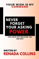 Never Forget, Your Asking Power!: You Have Not Because You Ask Not B084QL36F2 Book Cover