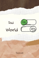 Dad On Word Off Journal: Journal or Planner for Dad Lovers / Retro Vintage Dad Gift, (vintage journals and notebooks, kraft Old Paper, stitched wooden, handwritten diary, day book), Lined Journal 166195281X Book Cover