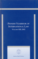 Finnish Yearbook Of International Law 2002 (Finnish Yearbook of International Law) 9004141979 Book Cover