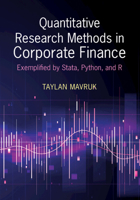 Quantitative Research Methods in Corporate Finance: Exemplified by Stata, Python, and R 1009307436 Book Cover