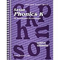 Phonics K: Home School Teachers Edition (Homeschool Phonics & Spelling) 1565771737 Book Cover