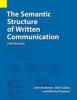 The Semantic Structure of Written Communication 1556714068 Book Cover