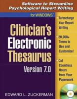 Clinician's Electronic Thesaurus, Version 7.0: Software to Streamline Psychological Report Writing 1606239724 Book Cover