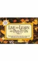 Live and Learn and Pass it on: v. 1 8170295718 Book Cover