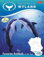 Step-by-Step Painting with Wyland: Favorite Animals of the Sea (Wyland Art Series) 156010970X Book Cover