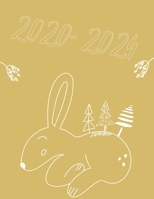 2020 - 2024: 5 jahres kalender 2020 * Wochenplaner * Taschenkalender * Terminkalender von Januar 2020 bis Dezember 2024 (German Edition) 1698572204 Book Cover