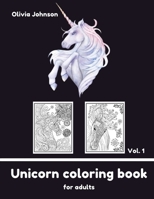 Adult Coloring Book - Unicorn vol1 1803894822 Book Cover