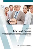 Behavioral Finance 3639445937 Book Cover