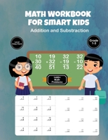 Math Workbook for Smart Kids: Addition and Substraction - Level Easy - Hard - Grade 1-3 - 1400 + Math Problems 362102199X Book Cover
