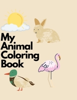 My Animal Coloring Book B097SNB91C Book Cover