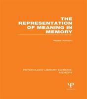 The Representation of Meaning in Memory (Ple: Memory) 1138989843 Book Cover