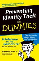 Preventing Identity Theft For Dummies 0764573365 Book Cover