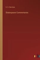 Shakespeare Commentaries 3385221110 Book Cover
