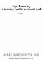 Hypertaxonomy: A Computer Tool for Revisional Work 8787600323 Book Cover