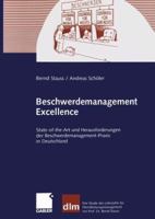 Beschwerdemanagement Excellence 3409123830 Book Cover