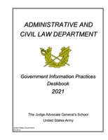 Government Information Practices Deskbook 2021 B08Y5KRPLX Book Cover