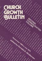 Church Growth Bulletin Volume 2 0878087028 Book Cover