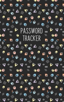 Password Tracker: Username and Internet Password Keeper: Retro Pattern 1671729145 Book Cover