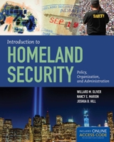 Introduction to Homeland Security: Policy, Organization, and Administration: Policy, Organization, and Administration 1284045838 Book Cover