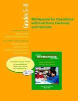 YMAW Minilessons for Operations with Fractions, Decimals, and Percents, Grades 5-8 (Resource Package) (Young Mathematicians at Work) 0325009023 Book Cover